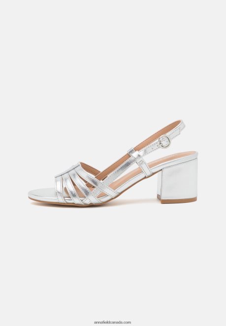 Anna Field Women Sandals Silver H42J4Z1304