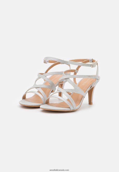 Anna Field Women Sandals Silver H42J4Z1343