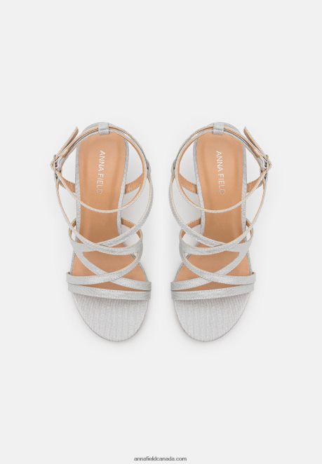 Anna Field Women Sandals Silver H42J4Z1343