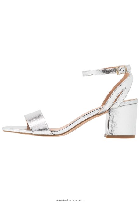 Anna Field Women Sandals Silver H42J4Z1448
