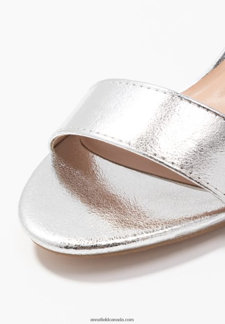 Anna Field Women Sandals Silver H42J4Z1448