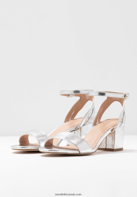 Anna Field Women Sandals Silver H42J4Z1448