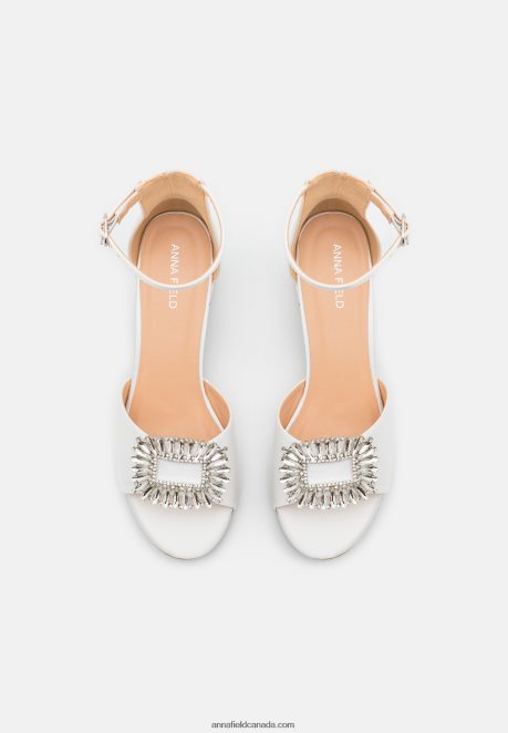 Anna Field Women Sandals White H42J4Z1434