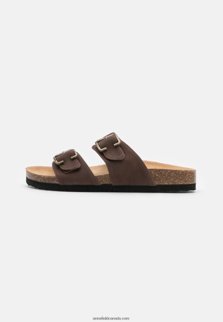 Anna Field Women Slippers Dark Brown H42J4Z1876