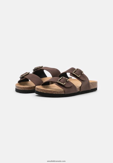Anna Field Women Slippers Dark Brown H42J4Z1876