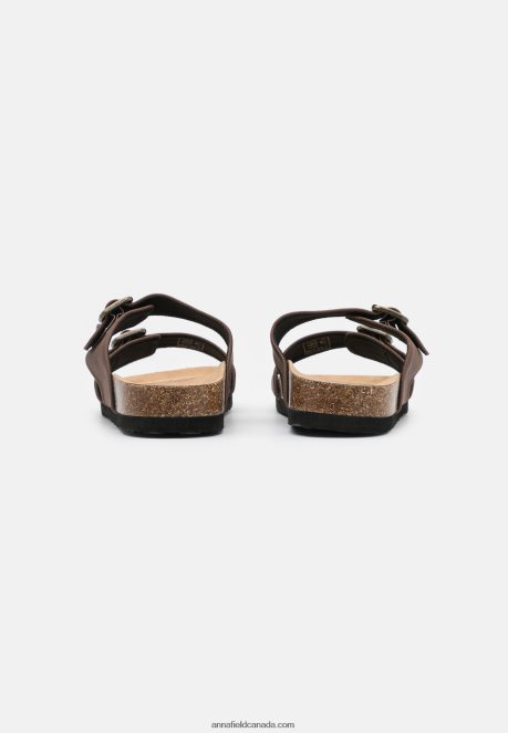 Anna Field Women Slippers Dark Brown H42J4Z1876