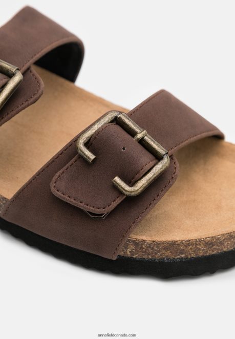 Anna Field Women Slippers Dark Brown H42J4Z1876