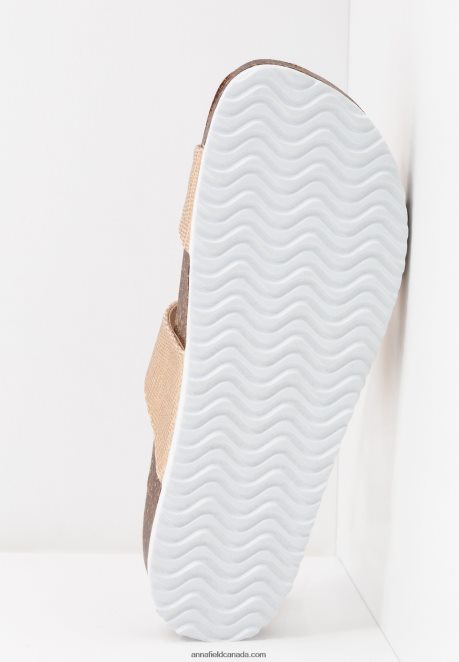 Anna Field Women Slippers Rose Gold H42J4Z1865