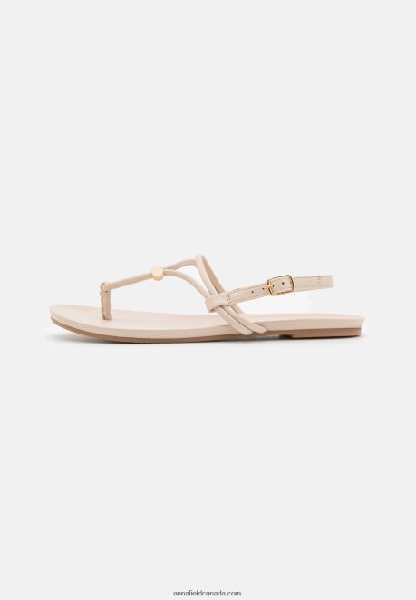 Anna Field Women T-Bar Sandals Beige H42J4Z1511