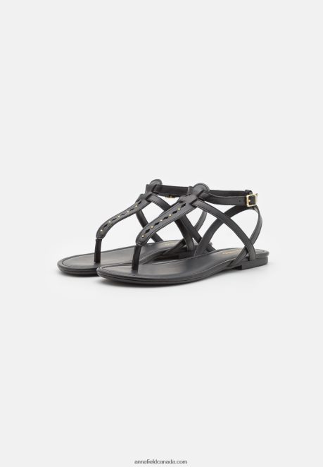Anna Field Women T-Bar Sandals Black H42J4Z1516