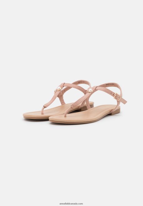 Anna Field Women T-Bar Sandals Light Pink H42J4Z1526