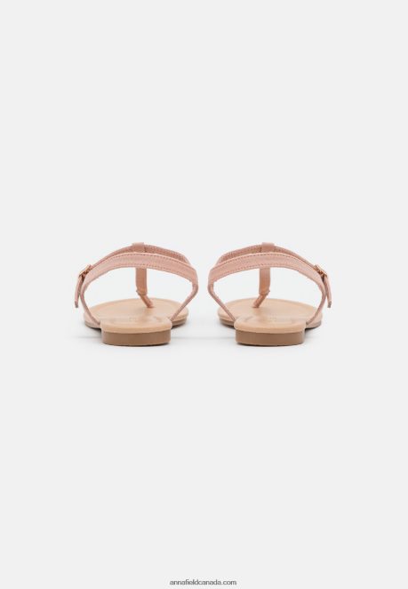 Anna Field Women T-Bar Sandals Light Pink H42J4Z1526