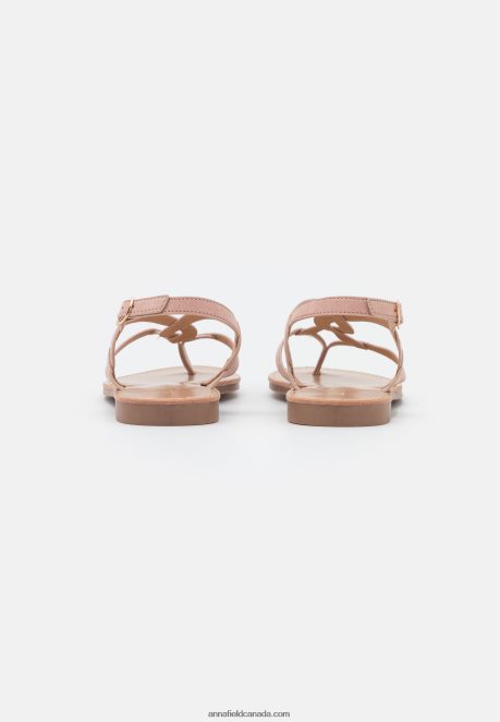 Anna Field Women T-Bar Sandals Light Pink H42J4Z1535