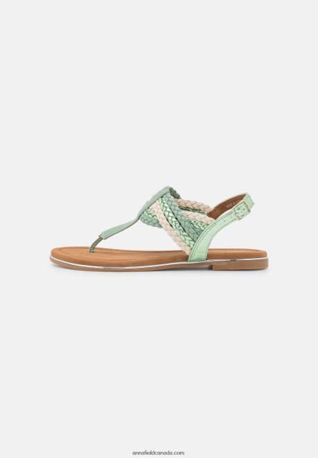 Anna Field Women T-Bar Sandals Mint H42J4Z1514
