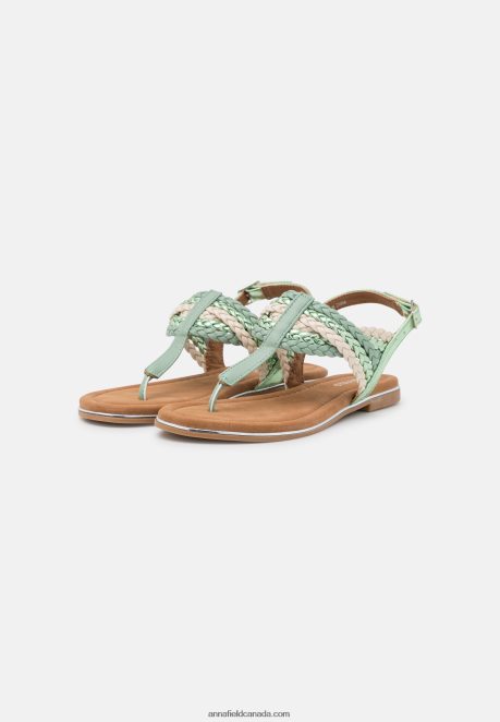 Anna Field Women T-Bar Sandals Mint H42J4Z1514