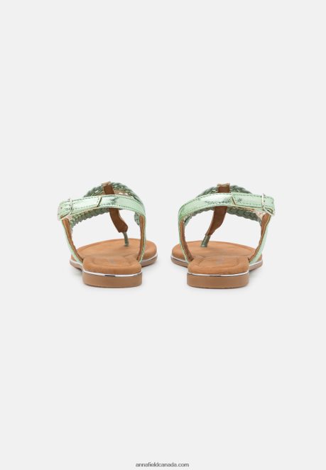 Anna Field Women T-Bar Sandals Mint H42J4Z1514