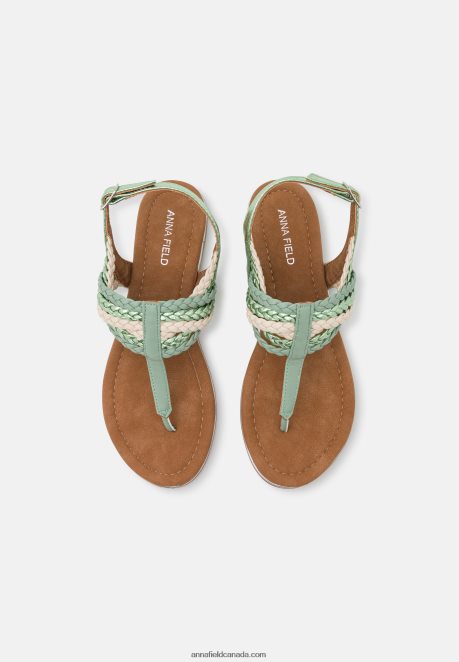 Anna Field Women T-Bar Sandals Mint H42J4Z1514