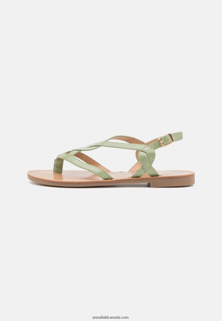 Anna Field Women T-Bar Sandals Mint H42J4Z1545