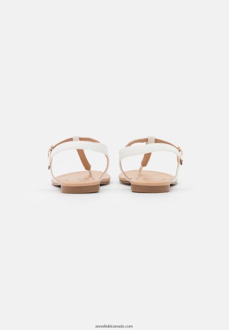 Anna Field Women T-Bar Sandals White H42J4Z1505