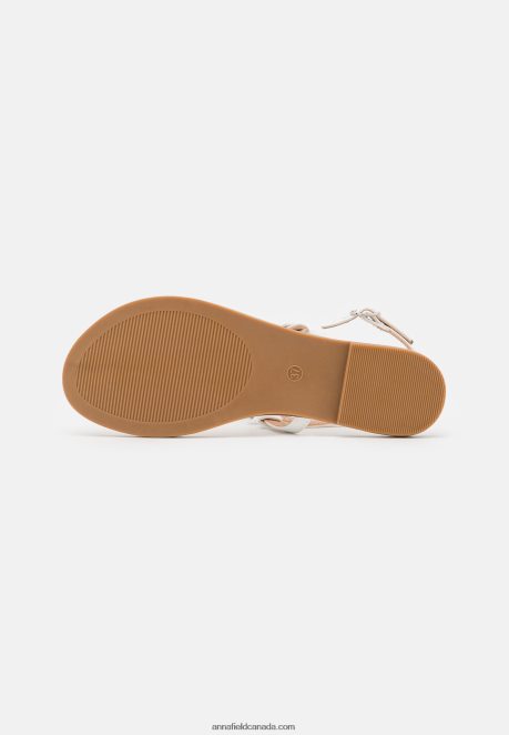 Anna Field Women T-Bar Sandals White H42J4Z1528