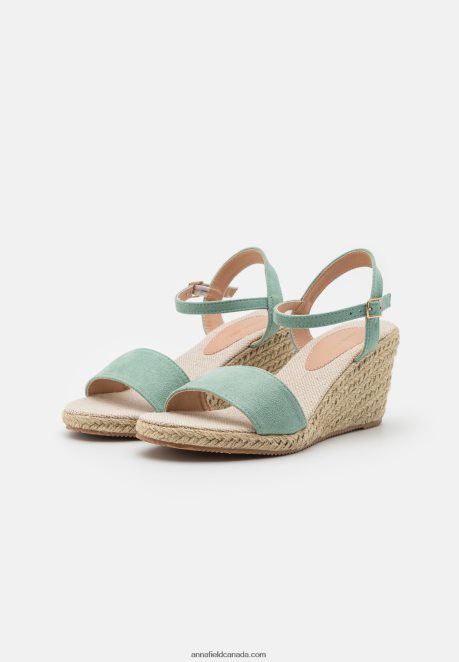 Anna Field Women Wedge Sandals Mint H42J4Z1487