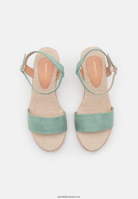 Anna Field Women Wedge Sandals Mint H42J4Z1487
