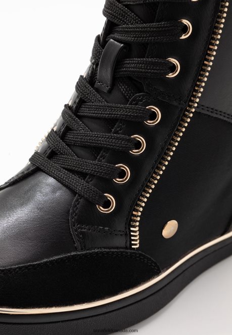 Anna Field Women Bootie High-Top Trainers Black H42J4Z1232