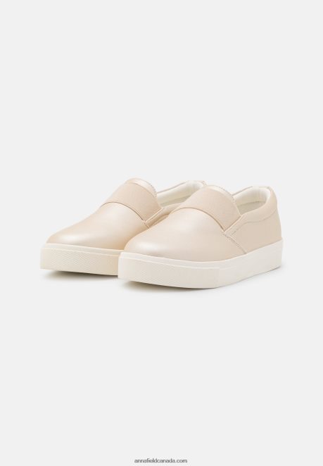 Anna Field Women Comfort Slip-Ons Gold Coloured H42J4Z1163