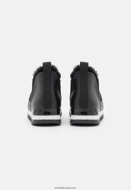 Anna Field Women High-Top Trainers Black H42J4Z1235