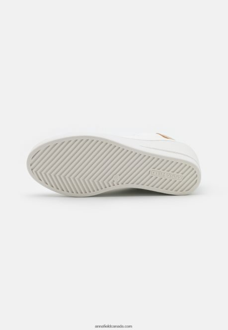 Anna Field Women High-Top Trainers White/Gold H42J4Z1231