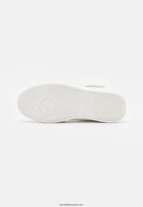 Anna Field Women High-Top Trainers White/Gold H42J4Z1234
