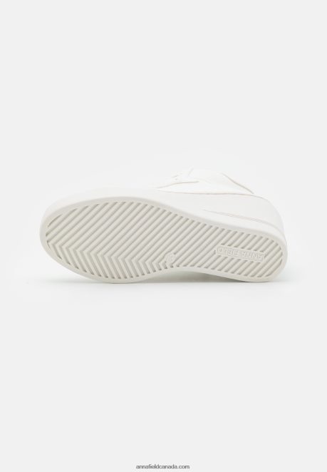 Anna Field Women High-Top Trainers White H42J4Z1229