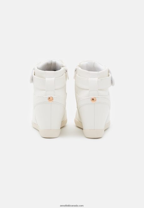 Anna Field Women High-Top Trainers White H42J4Z1230