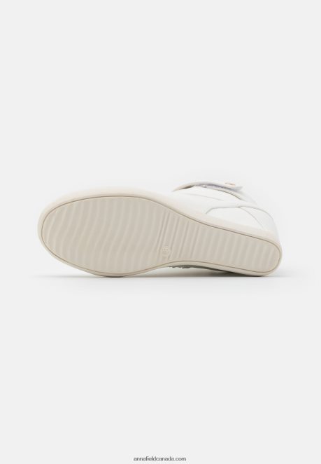 Anna Field Women High-Top Trainers White H42J4Z1230