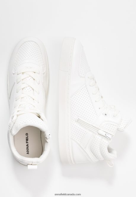 Anna Field Women High-Top Trainers White H42J4Z1233