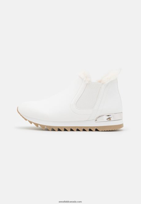 Anna Field Women High-Top Trainers White H42J4Z1236