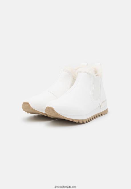 Anna Field Women High-Top Trainers White H42J4Z1236