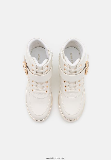 Anna Field Women High-Top Trainers White H42J4Z1239