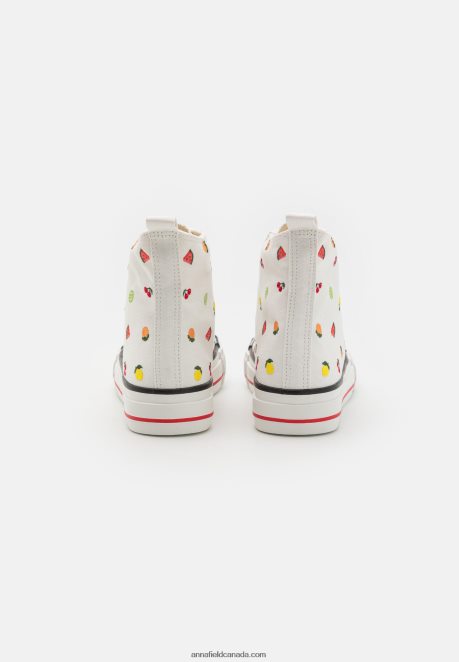 Anna Field Women High-Top Trainers White H42J4Z1240
