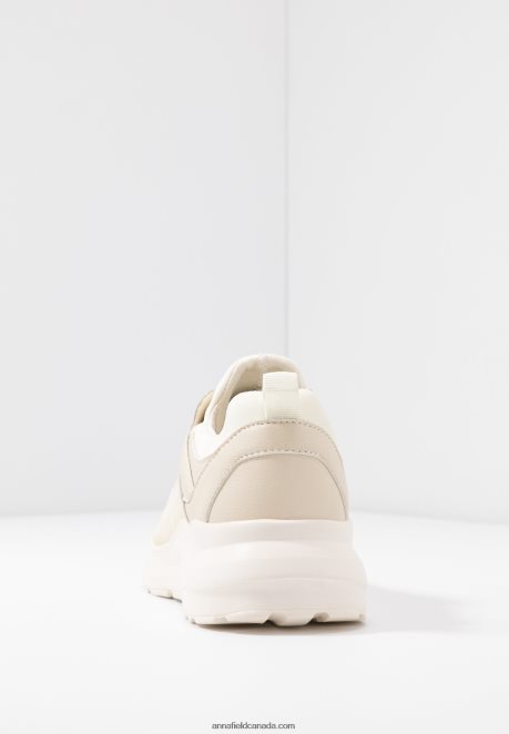 Anna Field Women Leather Trainers Beige H42J4Z1175