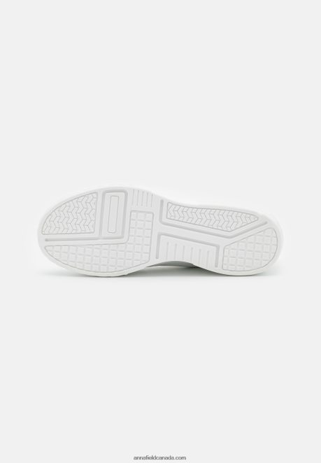 Anna Field Women Leather Trainers White H42J4Z1224