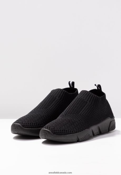 Anna Field Women Slip-Ons Black H42J4Z1166