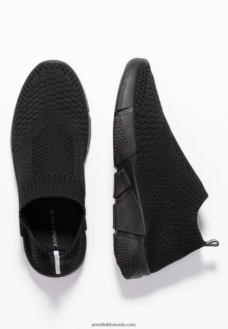 Anna Field Women Slip-Ons Black H42J4Z1166
