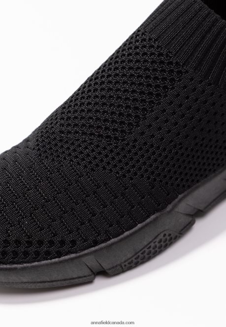 Anna Field Women Slip-Ons Black H42J4Z1166