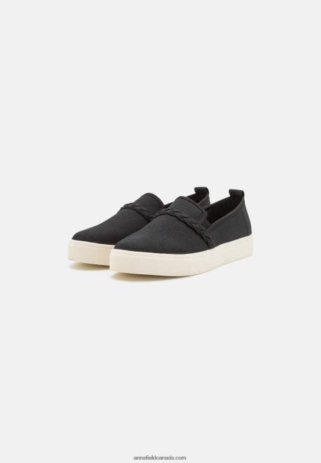 Anna Field Women Slip-Ons Black H42J4Z1221