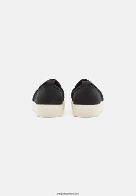 Anna Field Women Slip-Ons Black H42J4Z1221