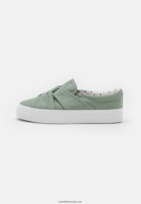 Anna Field Women Slip-Ons Mint H42J4Z1185