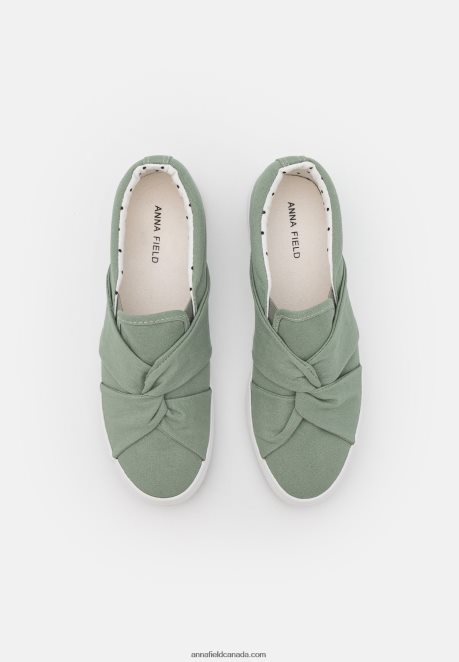 Anna Field Women Slip-Ons Mint H42J4Z1185