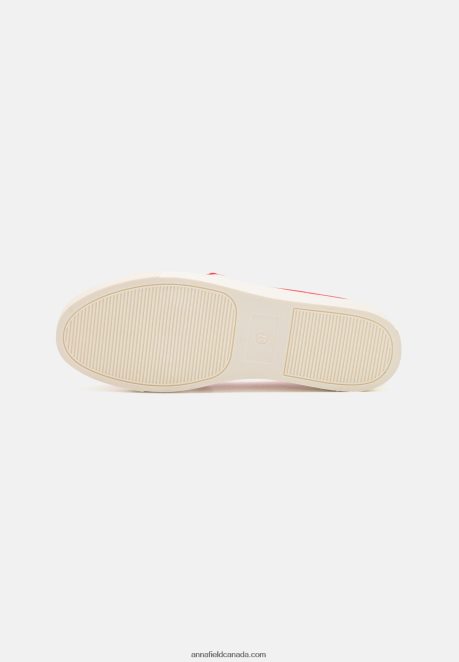 Anna Field Women Slip-Ons Red H42J4Z1197