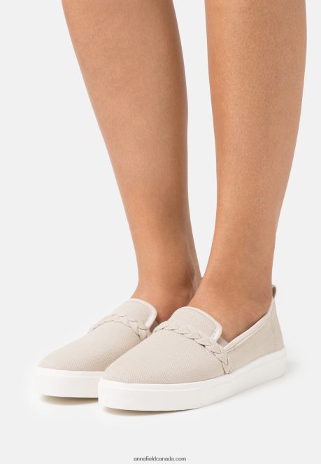 Anna Field Women Slip-Ons Sand H42J4Z1177